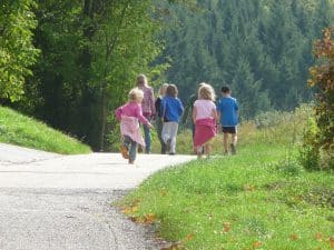 promenade en nature en famille