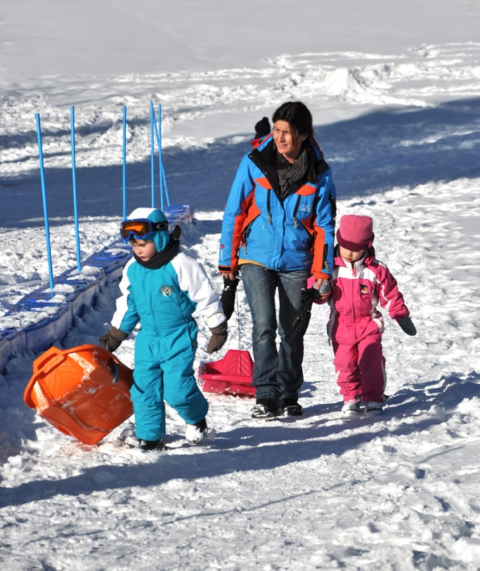 Profitez de vos vacances au ski avec vos enfants à Carroz d’Arâches